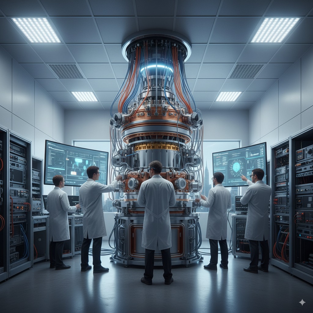 This is AI generated Deep tech Quantum Computer